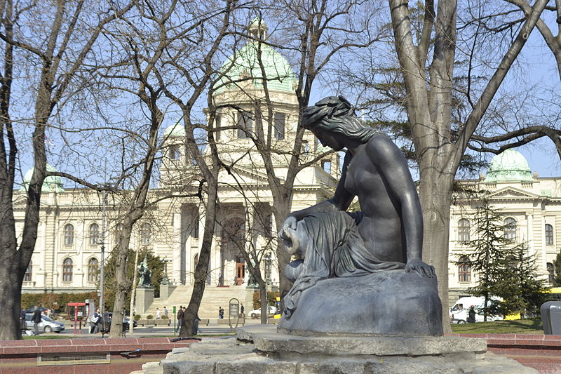 Bâtiment de l'Assemblée nationale à Belgrade
