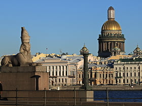 quay with sphinxes saint petersburg