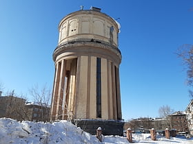 karl marx square water tower novosibirsk
