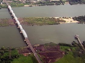 komsomolsky railway bridge novossibirsk
