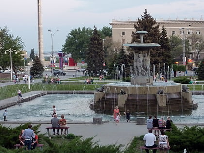 theater square fountain rostov sur le don