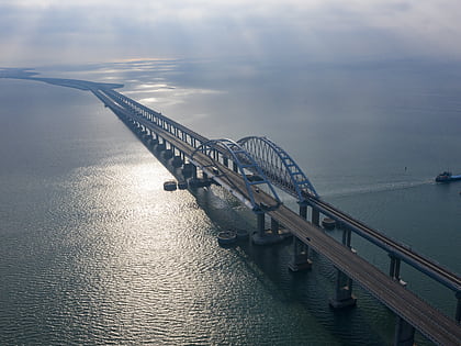 most krymski wyspa tuzla