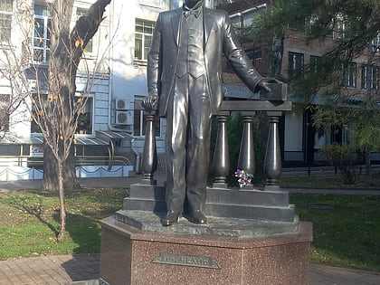 chekhov monument in rostov on don rostov del don