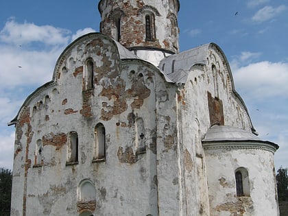 saint nicholas church on lipno island novgorod