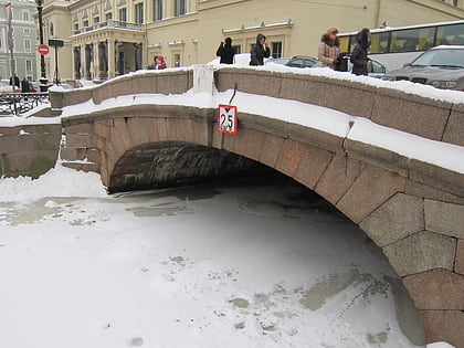 first winter bridge sankt petersburg