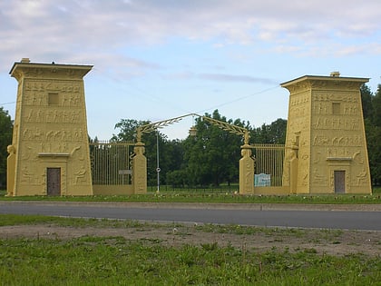 egyptian gate of tsarskoye selo pouchkine