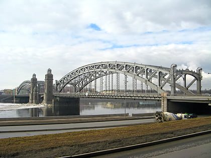 bolsheokhtinsky bridge saint petersburg