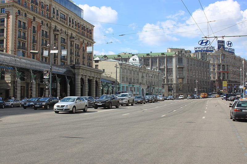 calle tverskaya moscu