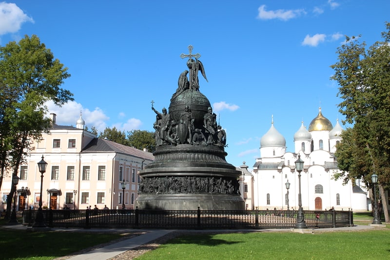 nationaldenkmal tausend jahre russland weliki nowgorod