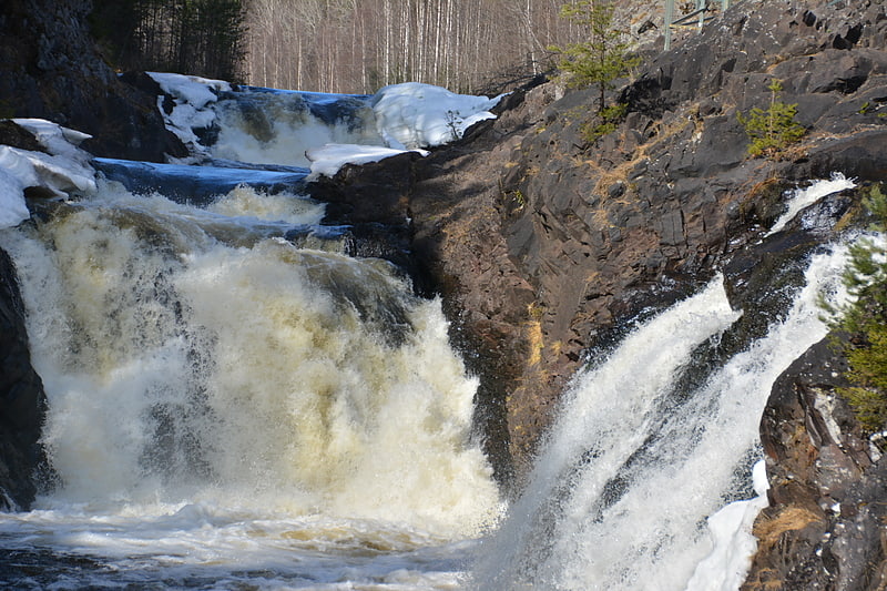 kivach falls rezerwat przyrody kivach