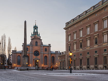 obelisk at slottsbacken sztokholm