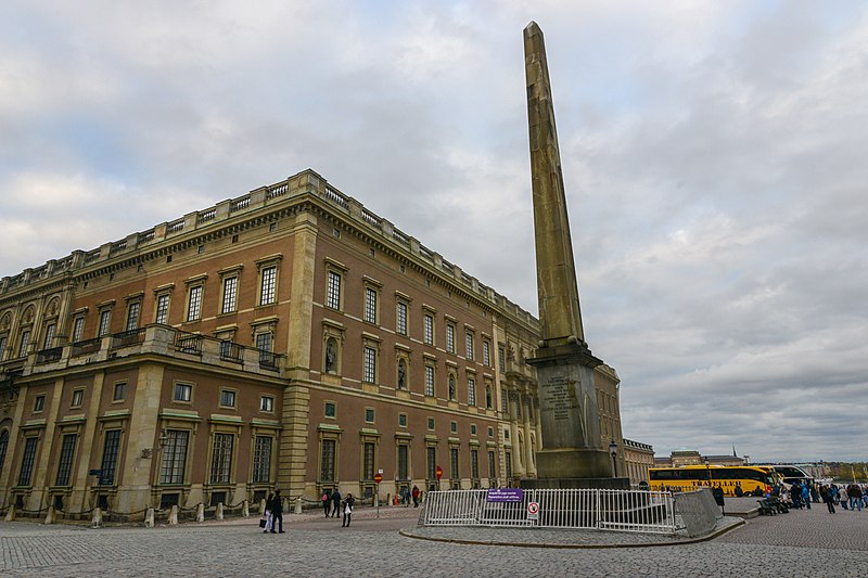 Obelisk at Slottsbacken