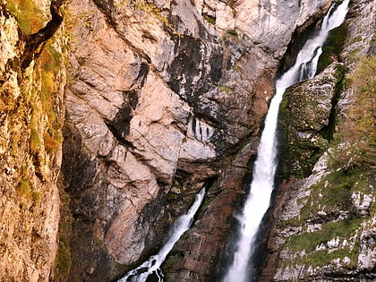 savica waterfall ribcev laz