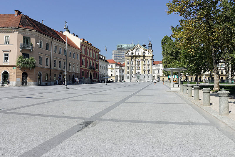 Plaza del Congreso en Liubliana