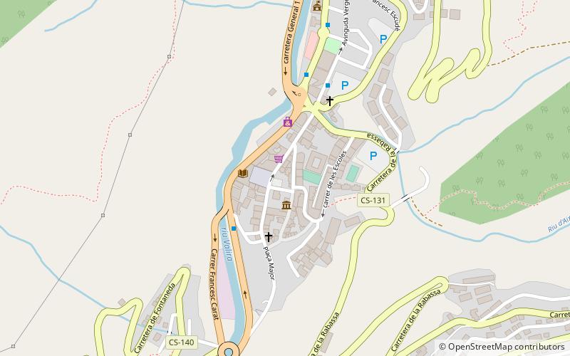 San Julián de Loria location map