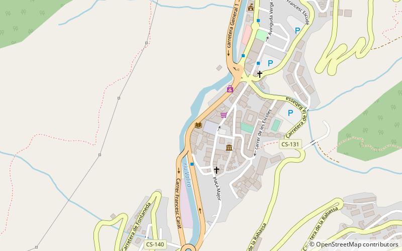 Université d'Andorre location map