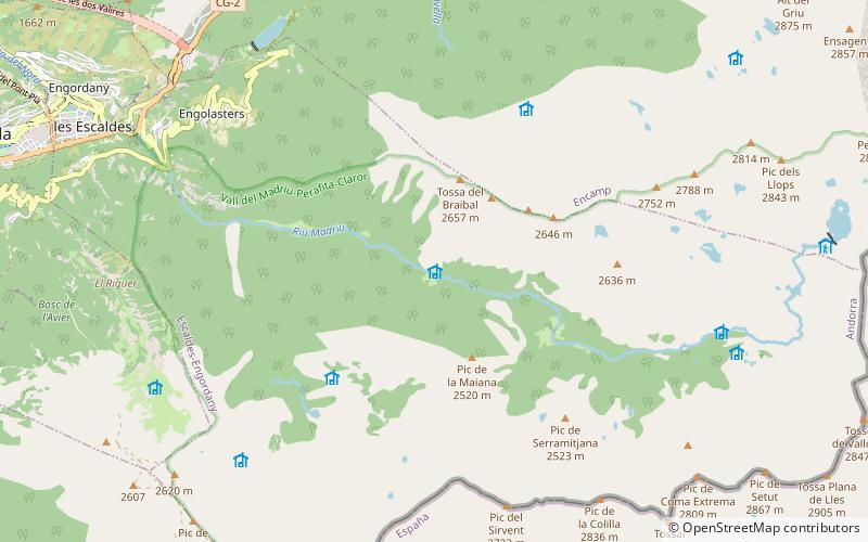 Madriu-Perafita-Claror Valley location map