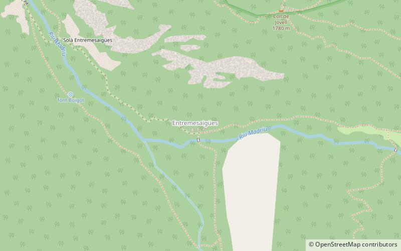 Madriu Perafita Claror Valley location map