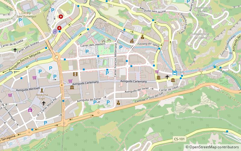 Les Escaldes location map
