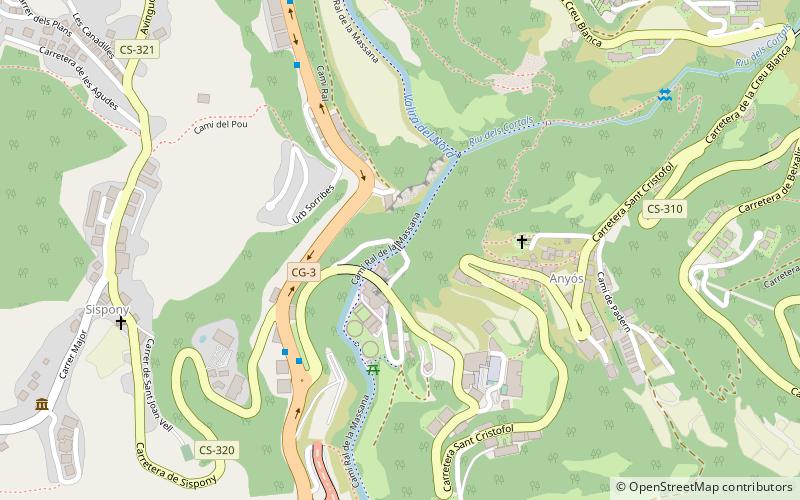 Pont d'Anyós location map