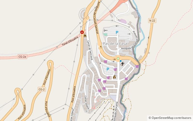 grans magatzems pyrenees el pas de la casa location map