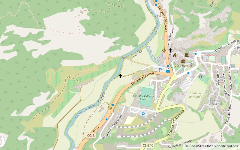 Église Santa Bàrbara d'Ordino location map