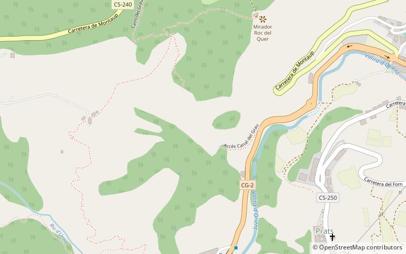 via ferrada canal del grau canillo location map