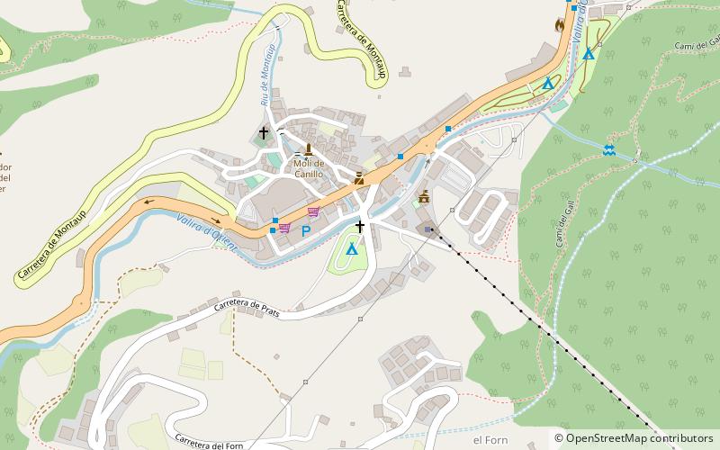 Santa Creu location map
