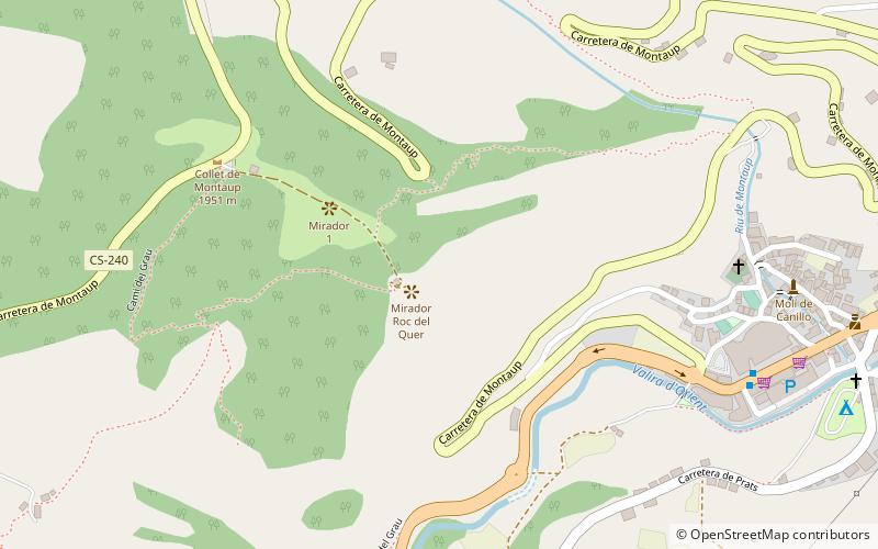 mirador roc de quer canillo location map