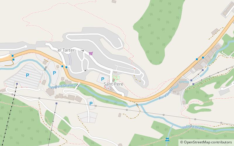 Sant Pere del Tarter location map