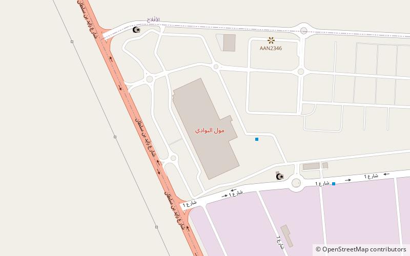 al bawadi mall al ajn location map