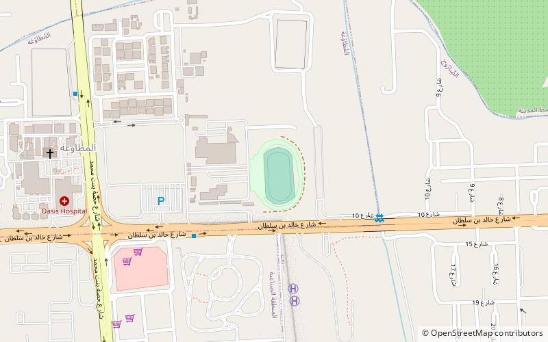 Estadio Khalifa bin Zayed location map