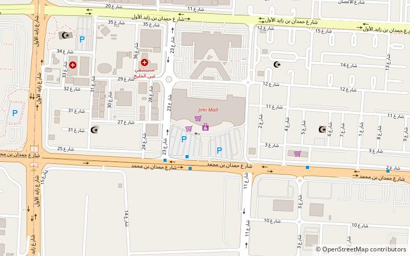 al jimi mall al ajn location map