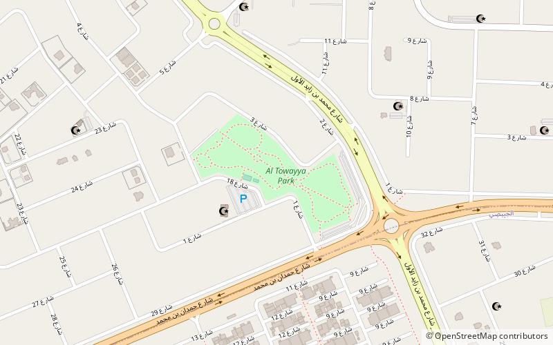 al towayya park al ajn location map
