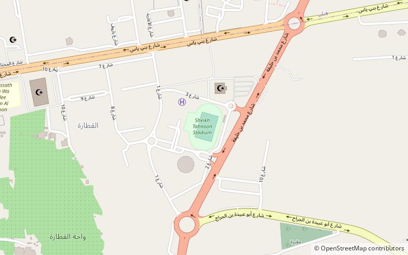 Tahnoun Bin Mohammed Stadium location map