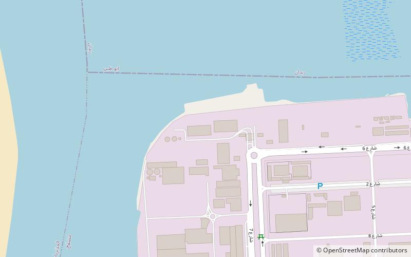 Musaffah Port location map