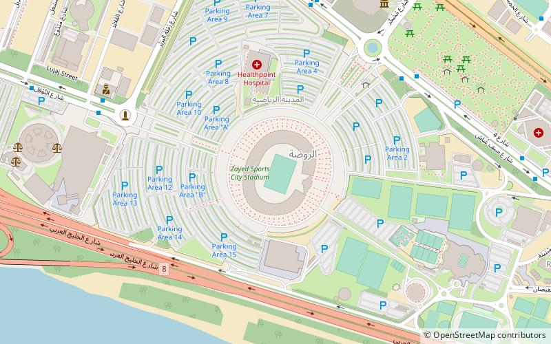 Estadio Jeque Zayed location map