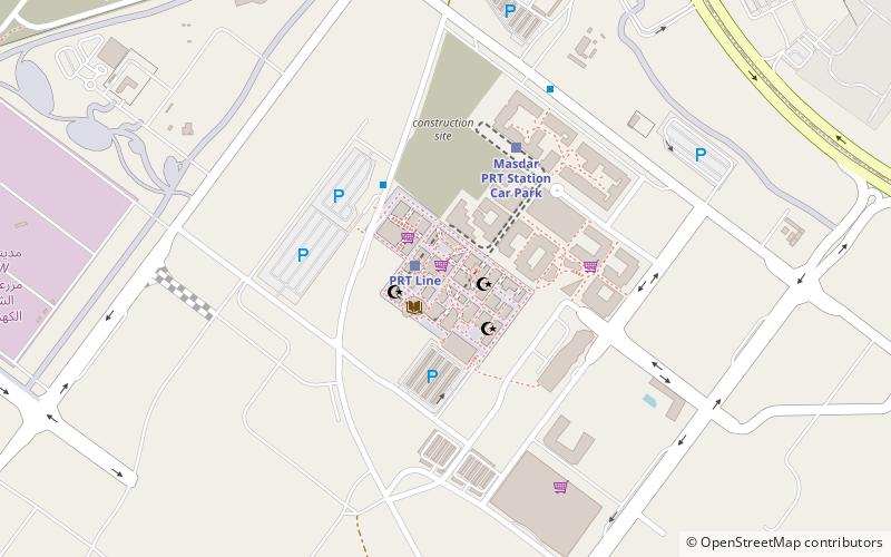 Masdar Institute of Science and Technology location map