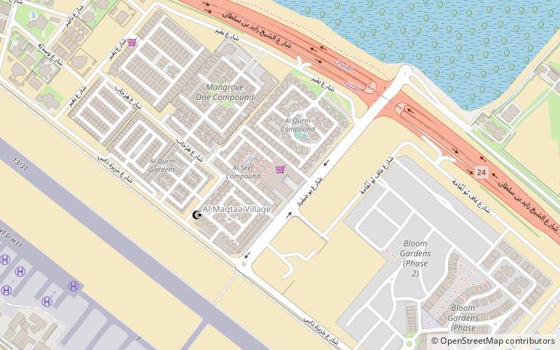 Al Seef Village Mall location map