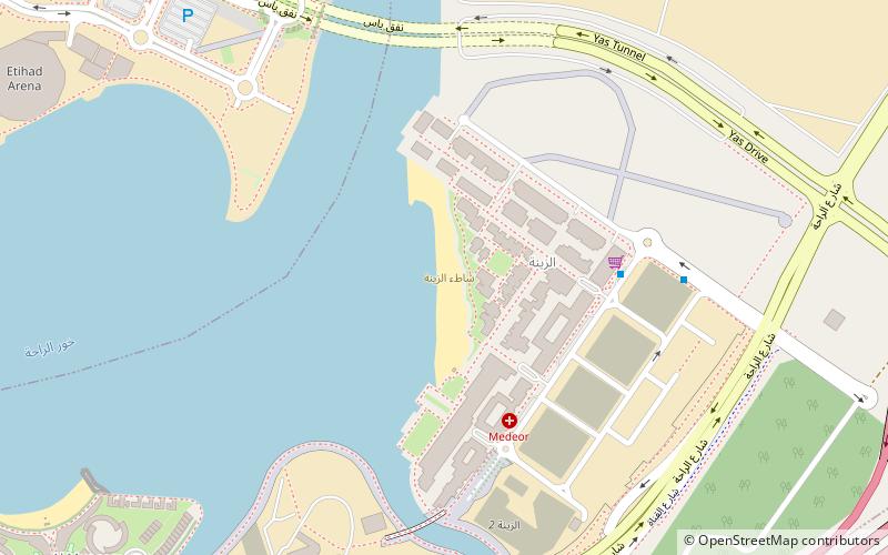 Al Zeina Beach location map