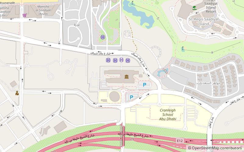 Zayed National Museum location map