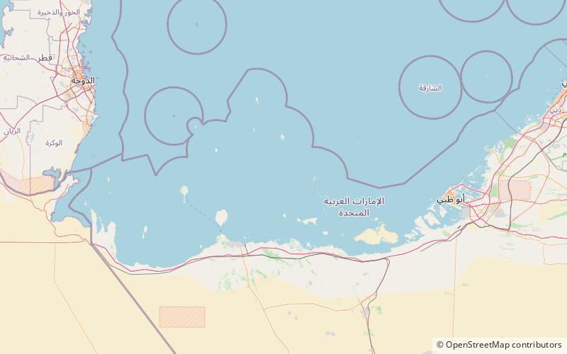 Islas de Bu Tinah location map