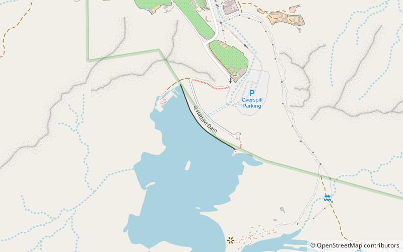 hatta dam location map