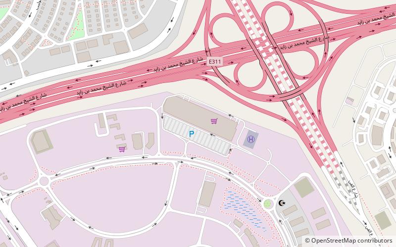 city centre meaisem dubaj location map