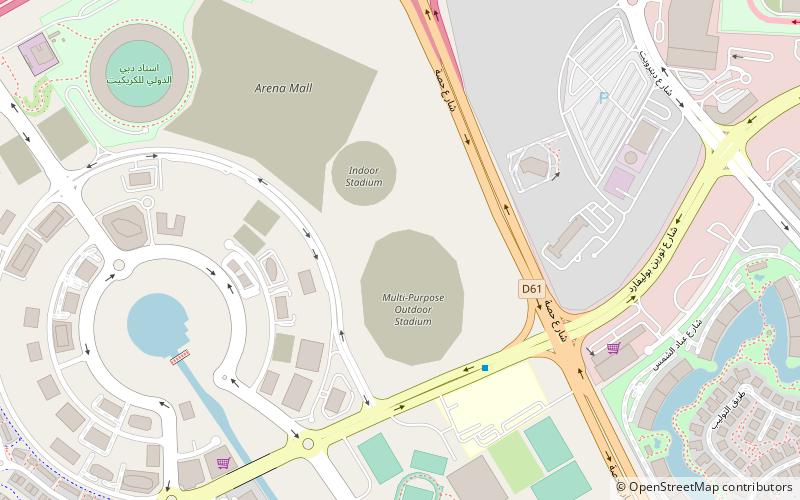 DSC Multi-Purpose Stadium location map