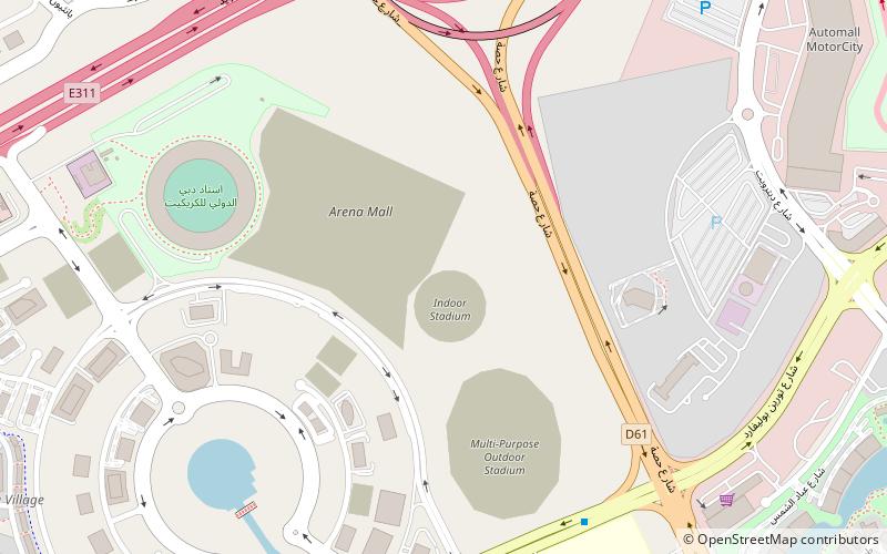 Ciudad deportiva de Dubái location map