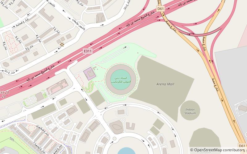 Ciudad deportiva de Dubái location map