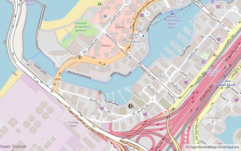 Marina Promenade location map