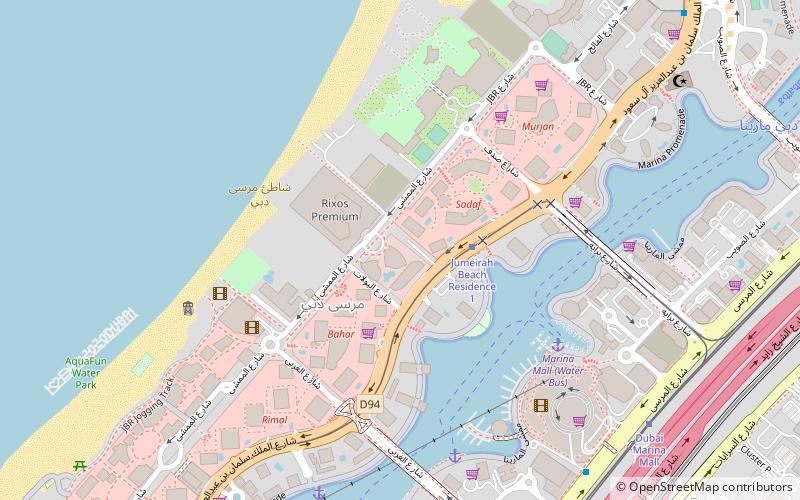 Al Fattan Marine Towers location map