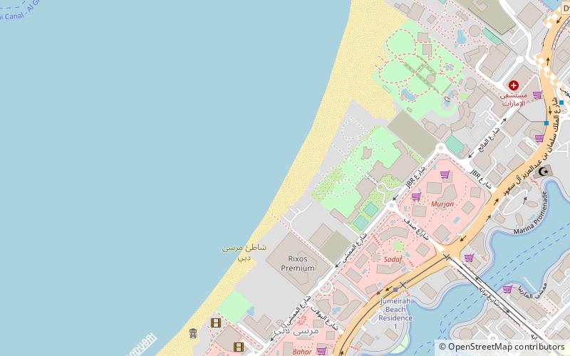 Marina Beach Dubai location